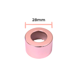 Tampa Furada Luxo Rose Rosca 28/410mm